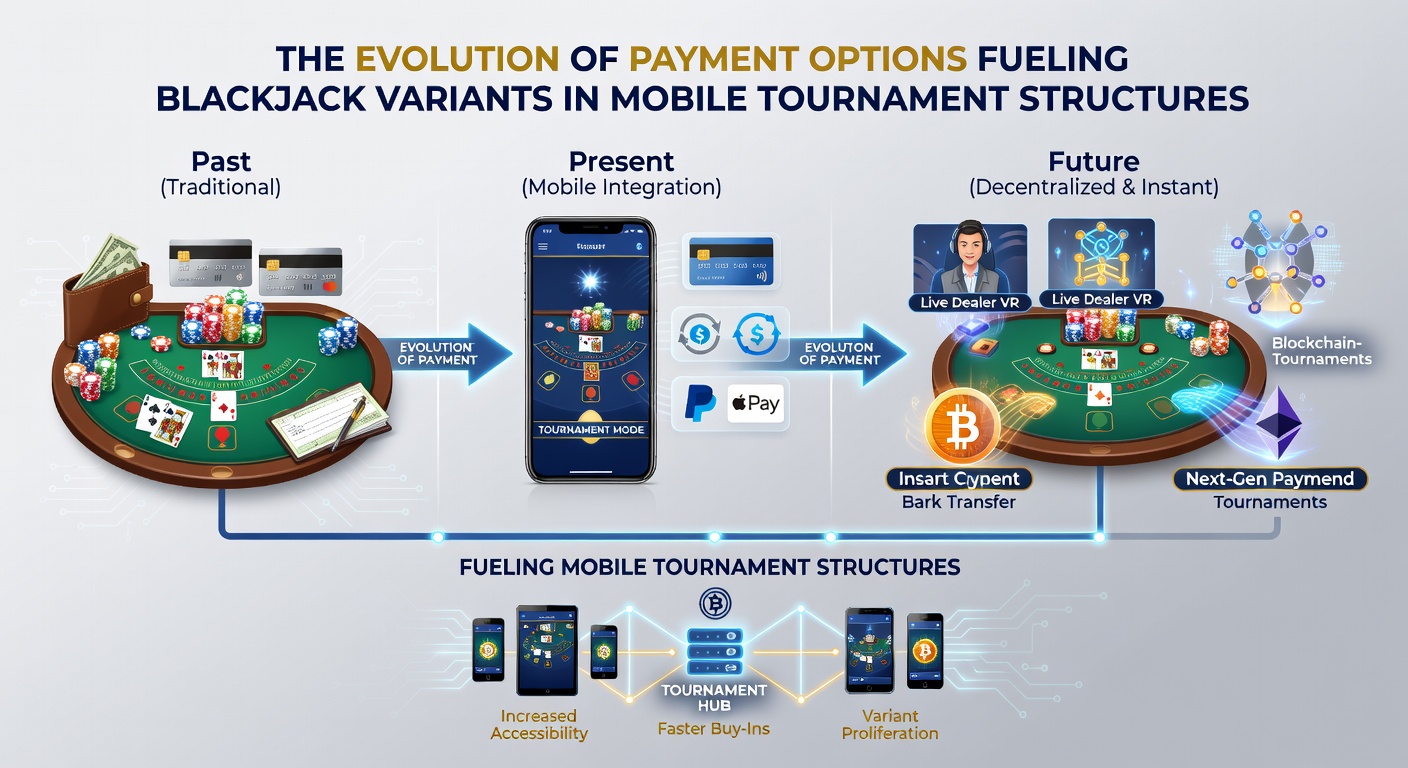 Close-up of secure mobile payment screen during a blackjack tournament with variant selection menu